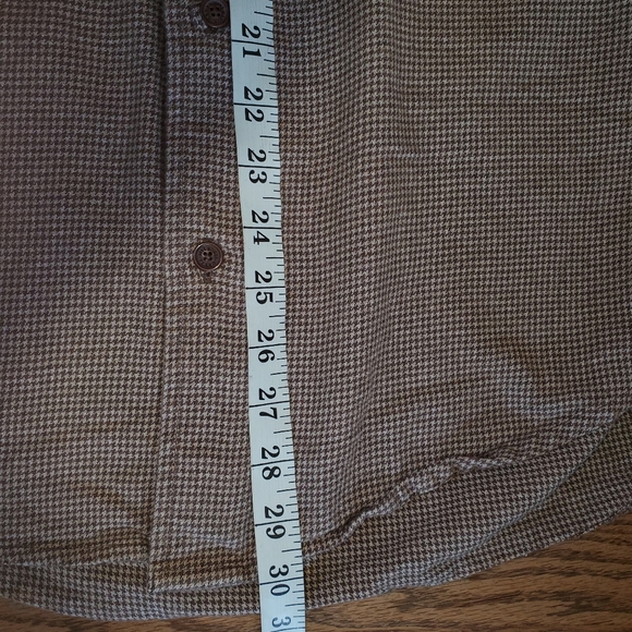 Orvis large plaid long sleeve button down. Brown. - Picture 12 of 12